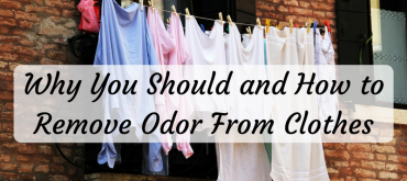 Why You Should and How to Remove Odor From Clothes